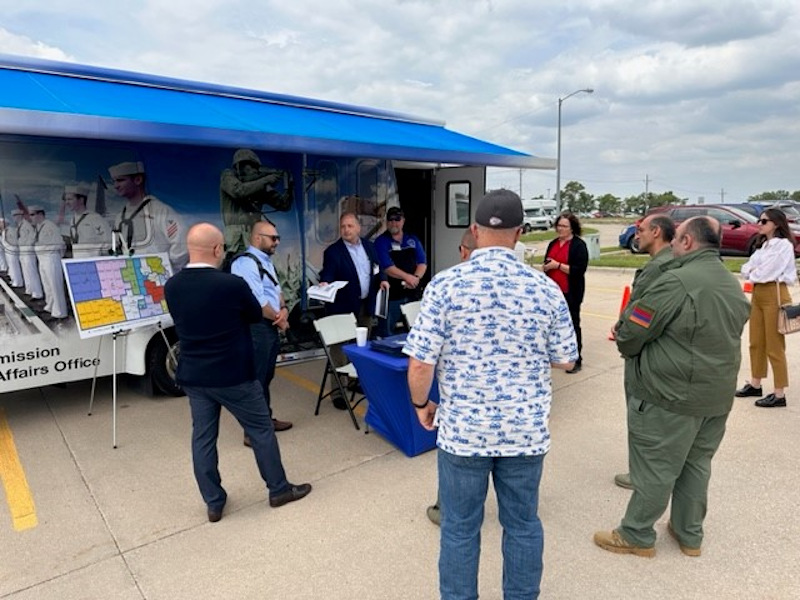 Armenian delegation visits Kansas Soldiers’ Home and Kansas Veterans’ Cemetery in Winfield