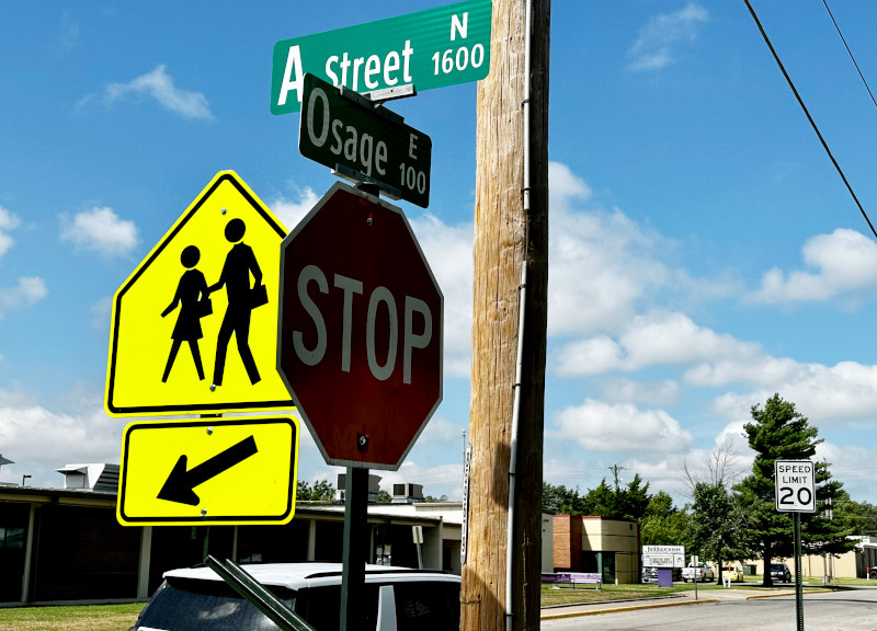 Crosswalk, parking zone updates bring changes to Jefferson Elementary