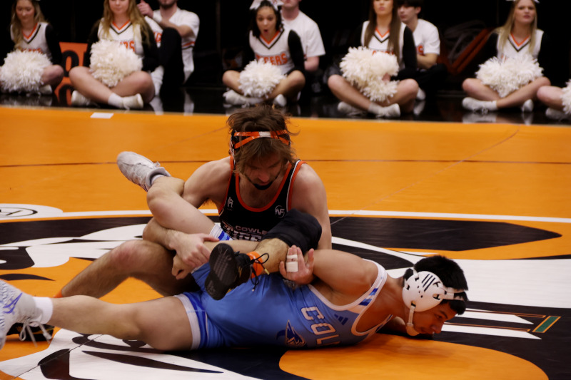 Tiger wrestlers entertain home fans with a pair of victories