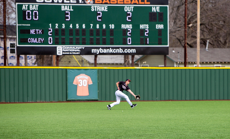 No. 17 Cowley baseball wins series in season opener, No. 20 Tigers softball 3-1 at Denison tourney