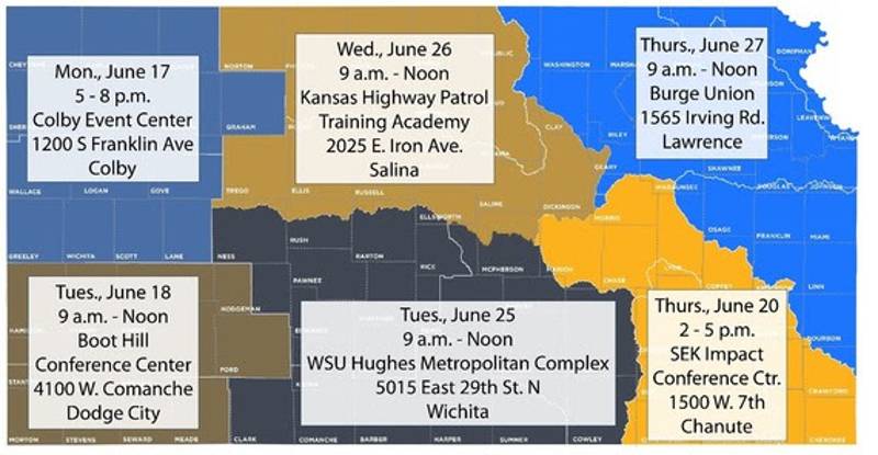 Public invited to attend statewide meetings to discuss implementation of Kansas Water Plan
