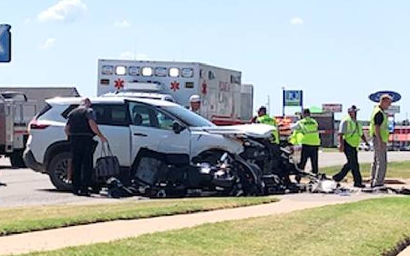 Oxford man injured Wednesday when motorcycle and SUV collide in Ponca City