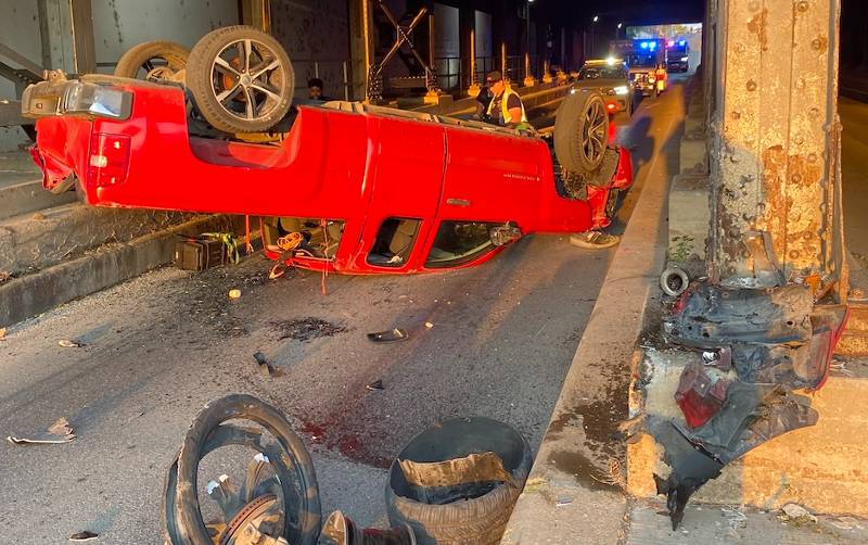 Ark City Police make DUI arrest after crash at Madison underpass Saturday