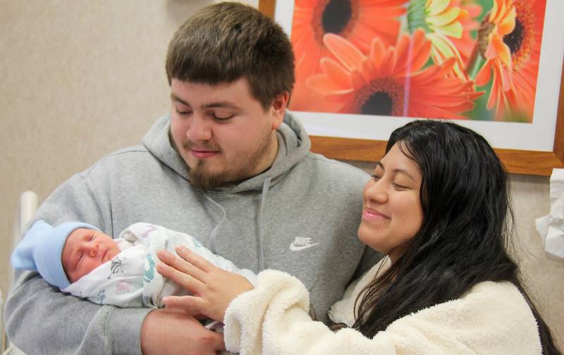 Boy born Wednesday in Winfield is the first New Year baby for 2025