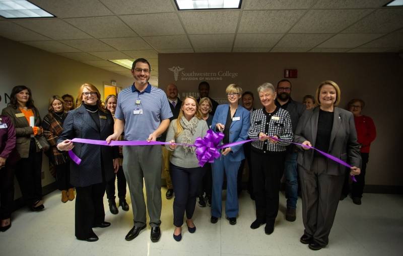 SC, Butler, Cowley and Winfield hospital celebrate new nursing sim center for students