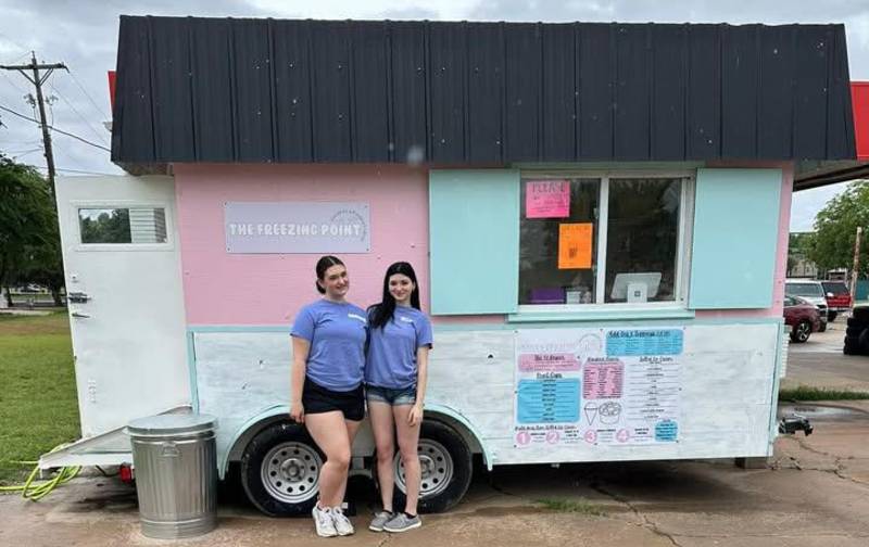Ark City teenagers turn idea, trailer and hustle into a rolled ice cream business