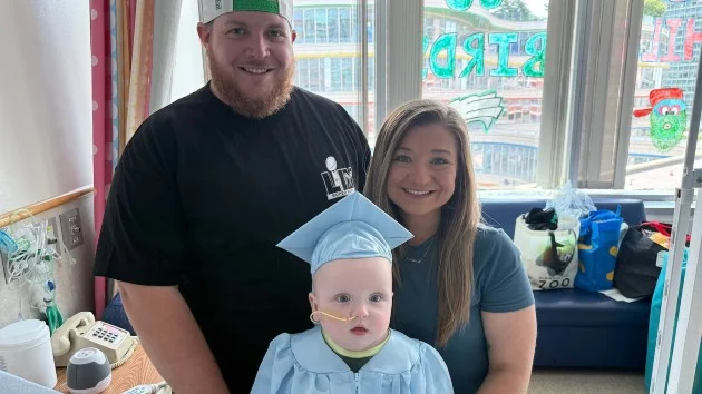 Baby saved by gene-editing therapy ‘graduates’ from hospital, goes home