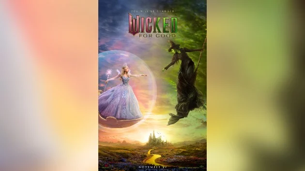 See Ariana Grande’s new character poster, BTS video for ‘Wicked: For Good’