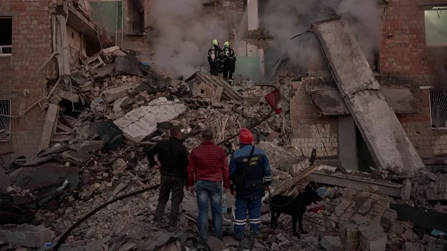 Kyiv hit by ‘massive’ Russian missile, drone attack, officials say, with 18 killed