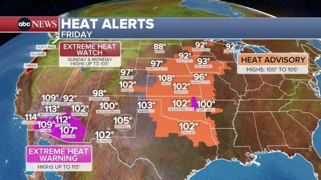 Over 50 million on alert for dangerous heat in the Southwest