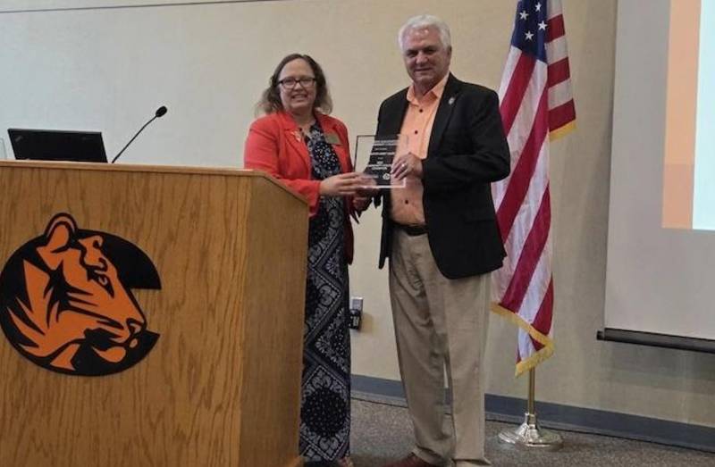 Cowley College hosts statewide meetings; local Sen. Larry Alley honored