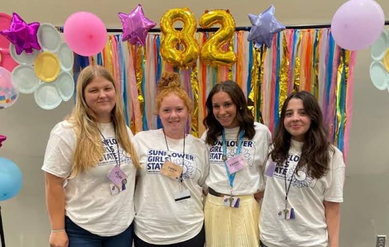 Five from Ark City took part in Kansas Girls and Boys States this summer