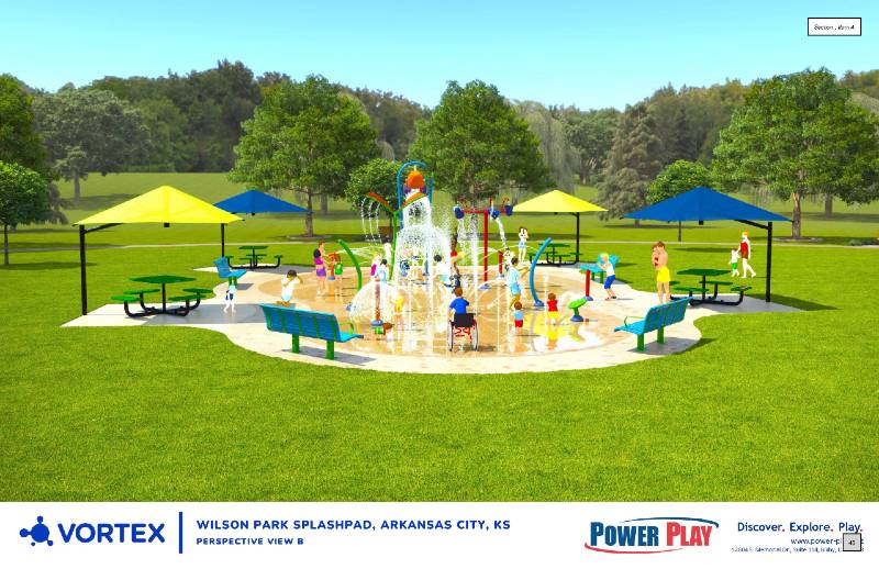 Wilson Park getting splash pad; City pursuing major playground upgrade