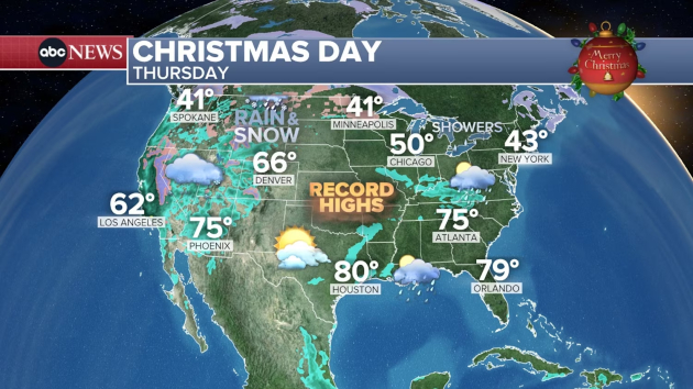 Holiday weather forecast: Will there be a white Christmas?