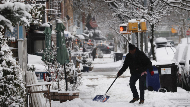 Snow, bitter cold temperatures ring in 2026 in the Northeast while Southern California under flood threat