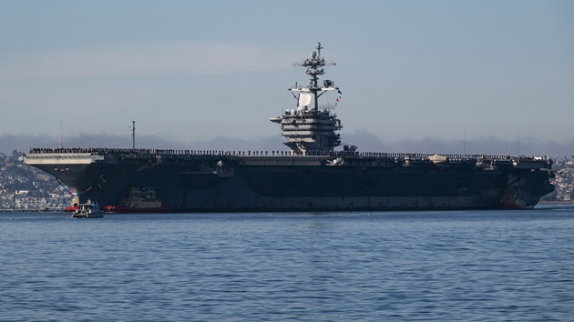 US fighter jet shoots down Iranian drone approaching US aircraft carrier