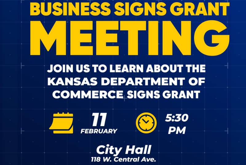 Ark City hosting Business SIGNS grant meeting this evening at City Hall