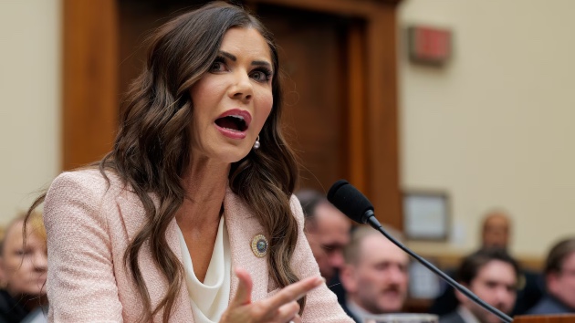 DHS Secretary Kristi Noem appeared on Wednesday in front of a House committee.