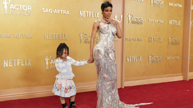 Teyana Taylor’s daughter Rue Rose steals the show on Actor Awards red carpet
