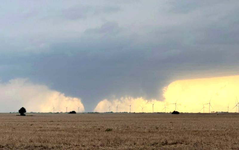 Thursday round of storms does damage in Newkirk and Braman areas