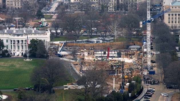 Trump defends $400M price tag for White House ballroom construction project
