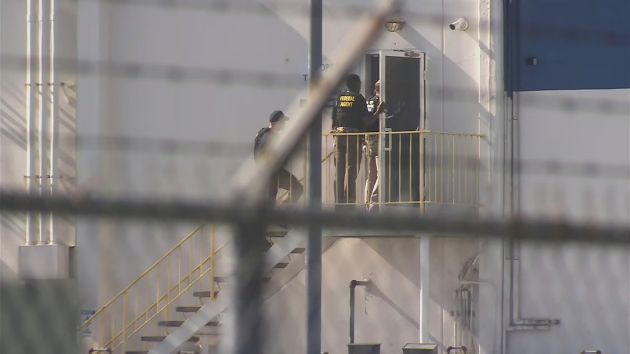 Federal authorities executing search warrant as part of probe into California chemical tank incident