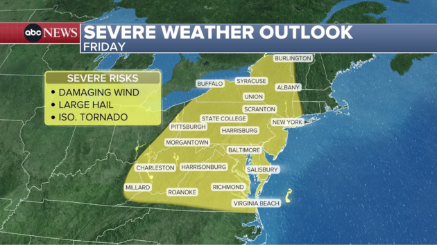 40 million people in the Midwest in path of severe weather, possible tornadoes