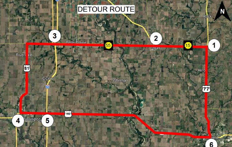Railroad crossing on Main in Winfield will close temporarily for repairs